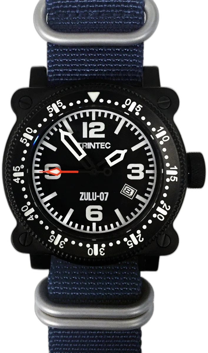 Trintec ZULU-07 PRO / Black/Blue / Automatic