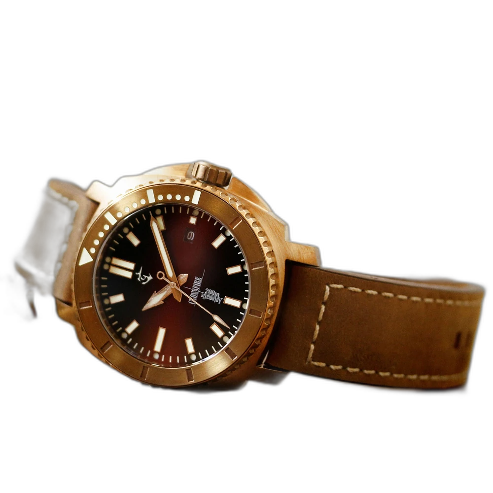 Vancouver Watch Co Bronze Crossfire - Red-Black Gradient