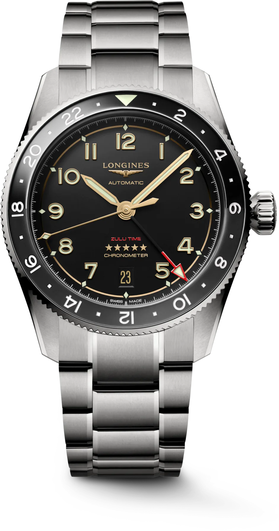 LONGINES SPIRIT ZULU TIME TITANIUM