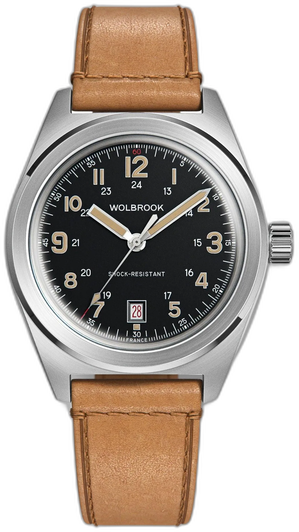 Camel Leather Strap 39.5mm