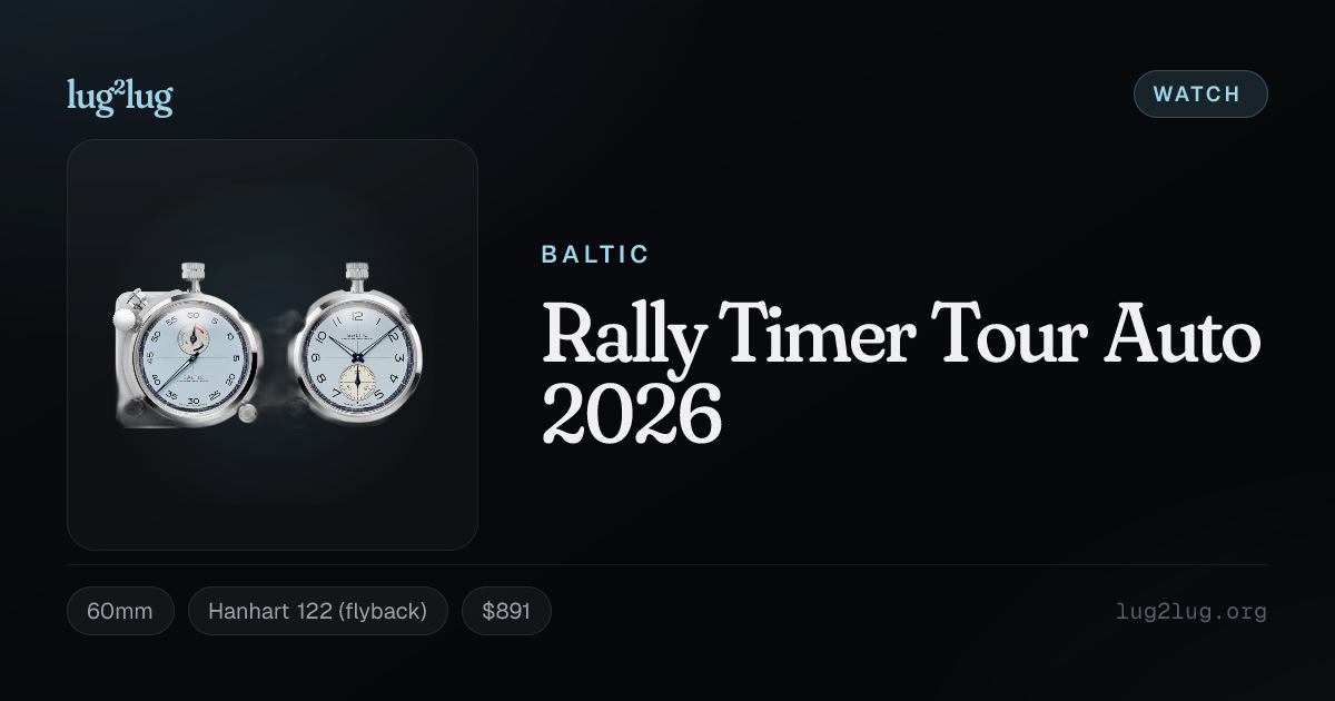 Baltic Rally Timer Tour Auto 2026 (rally-timer-tour-auto-2026-limited ...